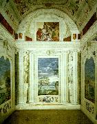 Paolo  Veronese, walls of the stanza della lucerna